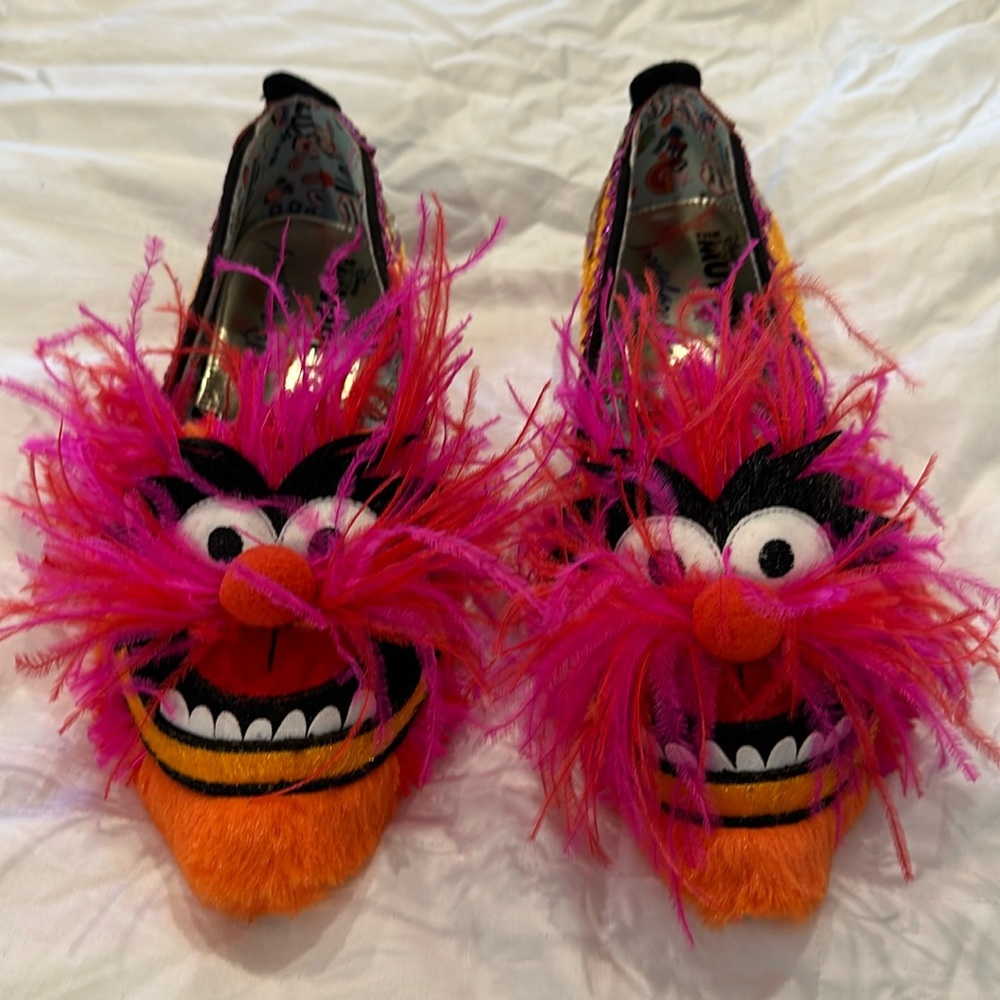 Irregular choice super rare animal muppet shoes 38 BNIB